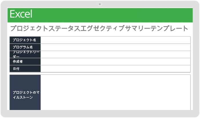 プロジェクト ステータス エグゼクティブ サマリー